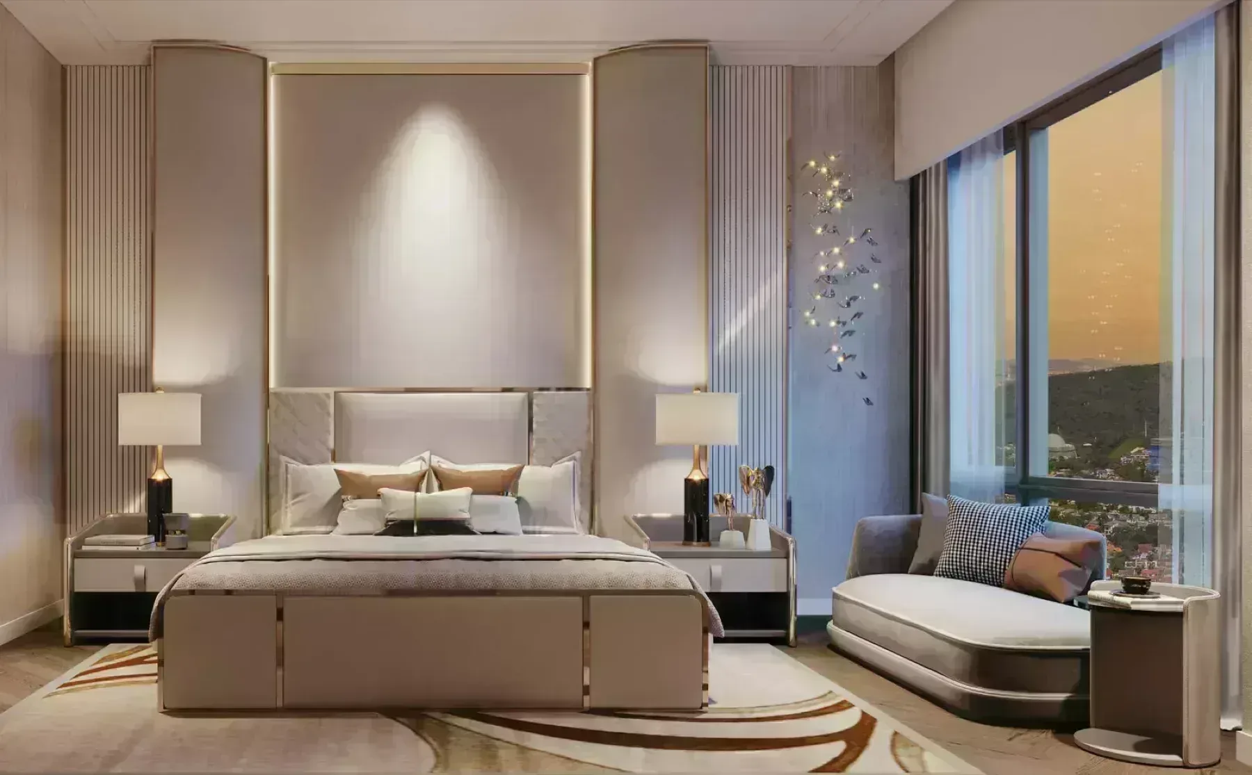 Imperial Residences master bedroom
