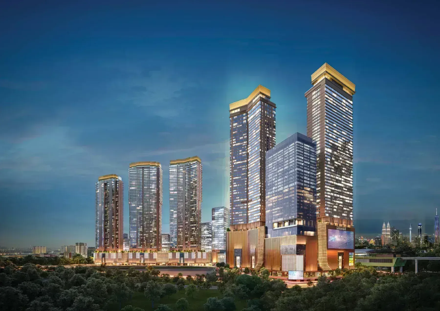 Imperial Residences Pavilion Damansara Heights aerial view